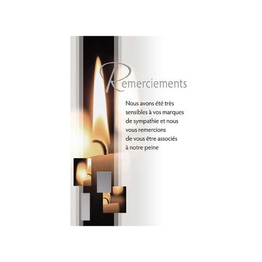 Mignonnettes Rsc Bougies (Remerciements)