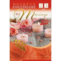 CARNET HAM : Roses rose orang&eacute;e et bougies