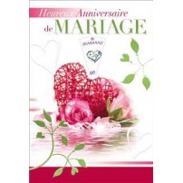 CARNET HAM : Roses et un coeur rouge