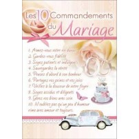 CARNET HM : 10 commandemets, voiture...