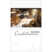 CARNET SC : Banc sur berge d'un lac en automne