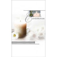 CARNET SC : Bougie et marguerites