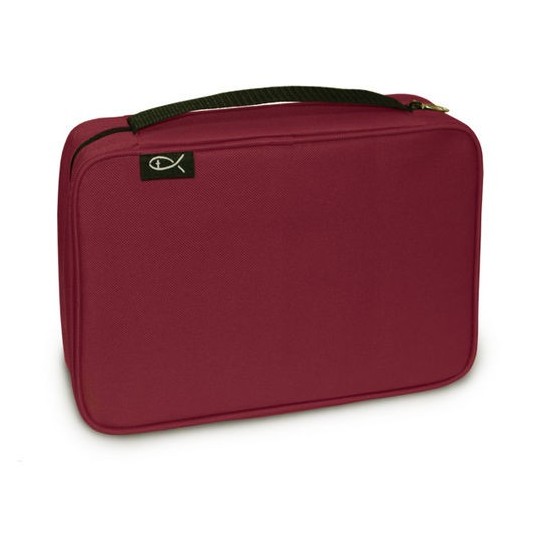 Pochette Bible medium bordeaux 23x15.5x5cm