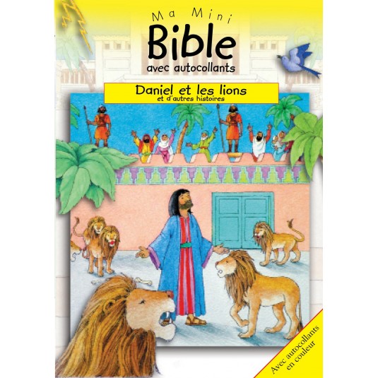 Daniel et les lions  Ma mini Bible autocollants