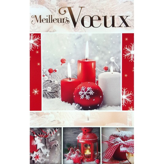Mignonnette Mv Bougies, boule, lanterne rouge
