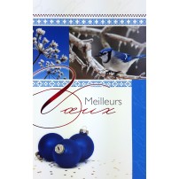 MIGNONETTE MV : Oiseau et boules bleues