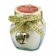 Bougie parfumée vanille avec grelot 6cm
