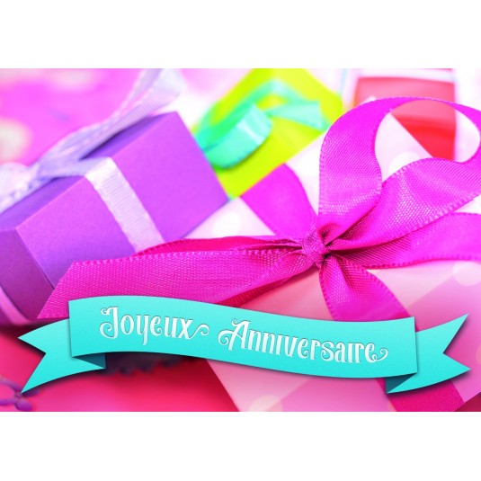 Minicarte Cadeaux de toutes les couleurs