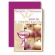CARNET COM : Coupe rose, bougies blanche