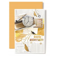 CARNET HA : Montre, livre,stylo