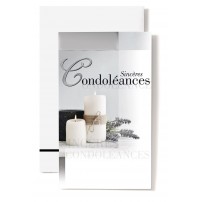 CARNET SC : Bougies blanches et lavande s&eacute;ch&eacute;e