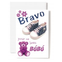 CARNET HE : Basquet et ourson rose