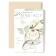 CARNET HM : OUI, bouquet de roses blanche et papillon