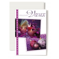 CARNET FA : MV Bougies, boules, cadeaux devant livre