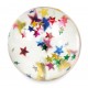 Balle rebondissante avec étoiles multicolores