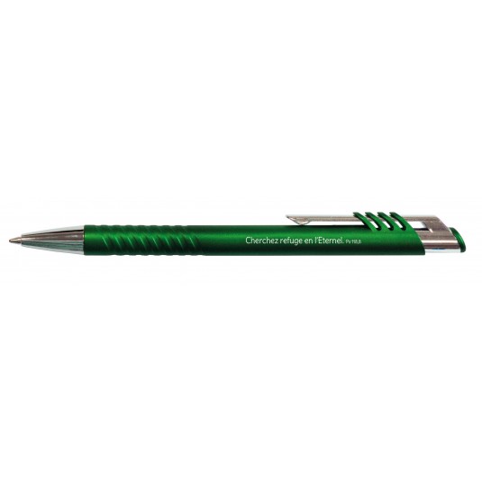 Stylo Elia vert métallique Ps 118, 8