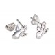 Boucles d'oreilles anges argent