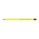 Crayon de papier jaune fluo