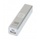 Batterie de secours Ichtus argent USB 2200mAh (5V/1A)
