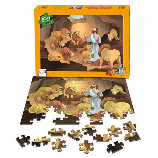 Puzzle Daniel dans la fosse aux lions, 100 pièces