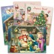 Lot de 8 cartes de Noël + enveloppes(4x2)