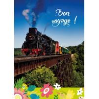 CARNET :Train à vapeur sur un pont