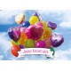 CARTE FLASH : Bouquet de ballons de baudruche (JA)