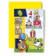 CARNET HA : Maison bleue et jaune,souris,girafe...