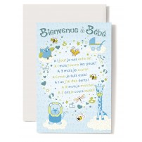 CARNET HE : A 1 jour,&agrave; 1 mois fond bleu