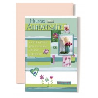 CARNET HA :Chapeau de paille,fleur et gants