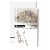 CARNET SC : Epis de bl&eacute;,croix et oeillet