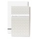 CARNET SC : Motifs en relief sur fond nacré