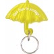 Porte-clés parapluie jaune