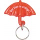 Porte-clés parapluie rouge