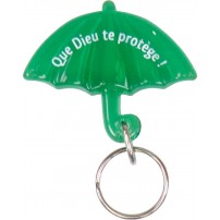 Porte-clés parapluie vert