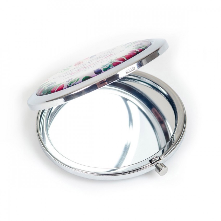 Miroir Mural Multicolore En Métal Orné De Bijoux Factice, Déco Originale