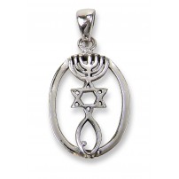 Pendentif Ichtus et Israël