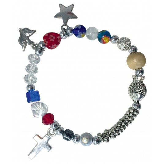Bracelet avec perles « La vie de Jésus » pour enfant