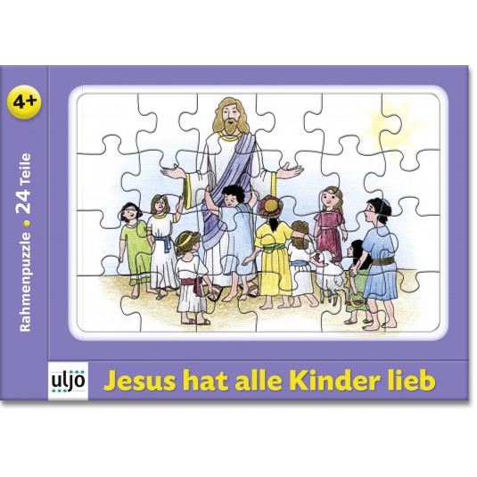 Mini-puzzle « Jésus aime tous les enfants »