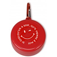 Verre rouge de voyage