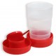 Verre rouge de voyage
