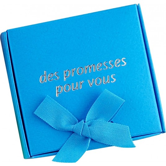 Coffret 60 versets boite bleu ciel