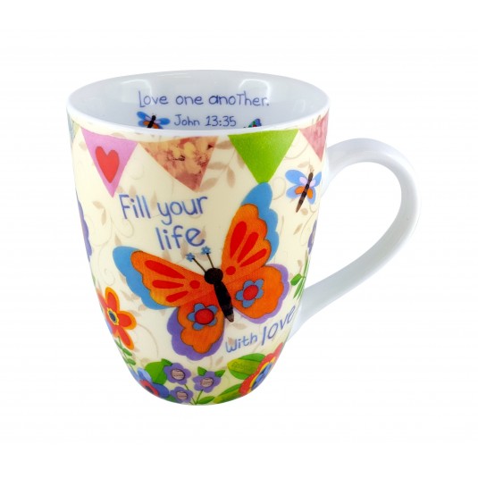 Tasse "Fill Your Life With Love", 350 ml