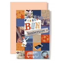 CARNET HA : Converse bleue,skateboard,guitare.