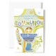 Mignonnette Communion Coupe bleue, croix verte