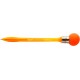 Stylo à bille avec globe clignotant orange Melchior