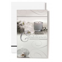 Mignonette Orchid&eacute;e, lierre, photophore