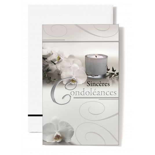 Mignonette Orchid&eacute;e, lierre, photophore