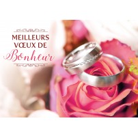 CARNET HM : Alliances posées sur une rose