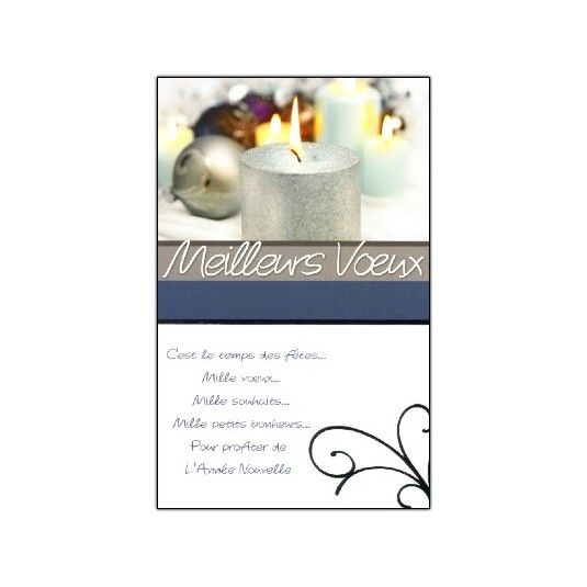 Mignonnette Mv Bougie et boules argent&eacute;es